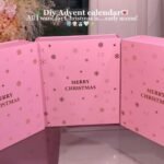 Pink Advent Calendar Box