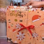 Christmas advent calendar box