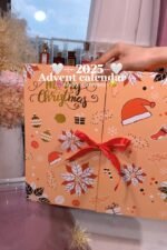 Christmas advent calendar box