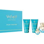 Versace Pour Femme Dylan Turquoise 100ml EDT Gift Set 4 Pieces