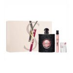 YSL Black Opium Gift Set 90ml EDP + 10ml EDP + Mini Loveshine Lipstick - 44 Nude Lavalière