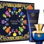 Versace Pour Femme Dylan Blue Gift Set 100ml EDP + 5ml EDP + 100ml Shower Gel + 100ml Body Lotion